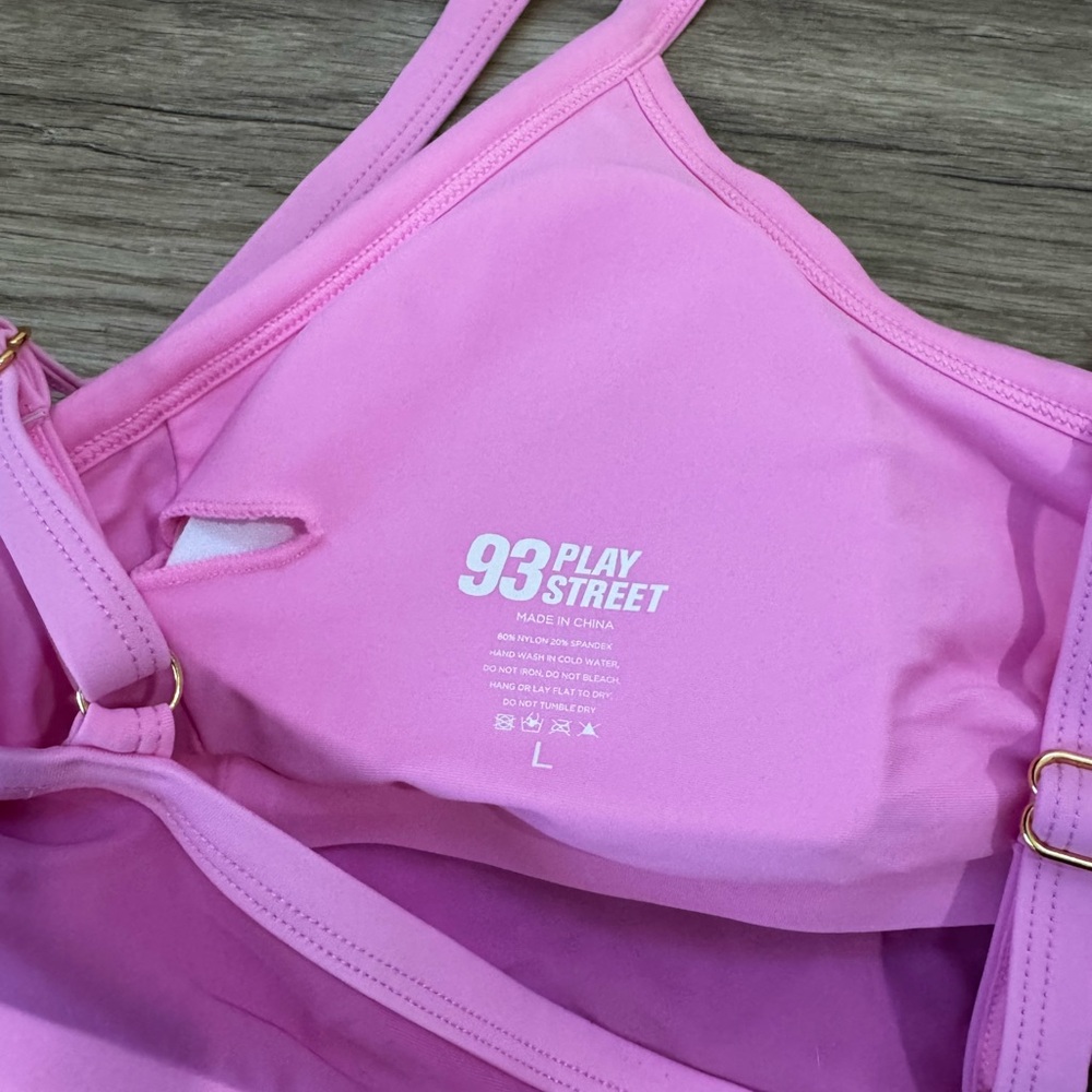 93 Play Street Poppy Pink Bikini Set - Picture 5 of 6